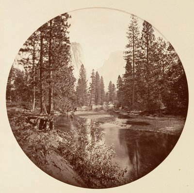 [Yosemite National Park, Californië], ca. 1878 door Carleton Emmons Watkins
