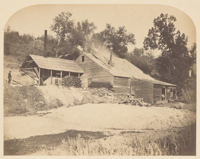 [Agua Fria Mill]. door Carleton Watkins