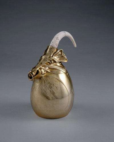 Theepot, uitgevoerd door Adrien-Aurélien Hebrard (1866-1937), c.1907 door Carlo Bugatti