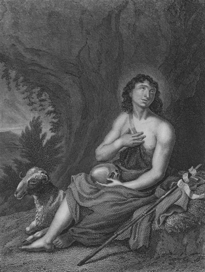 Sint Jan in de Wildernis door Carlo Cignani