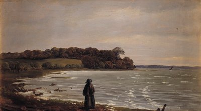 Bij Præstø Fjord in de wind door Carlo Dalgas