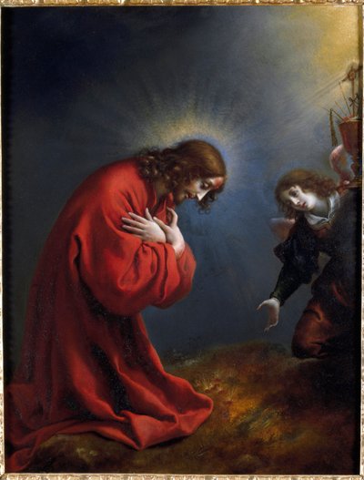 Christus in de Hof van Olijven door Carlo Dolci