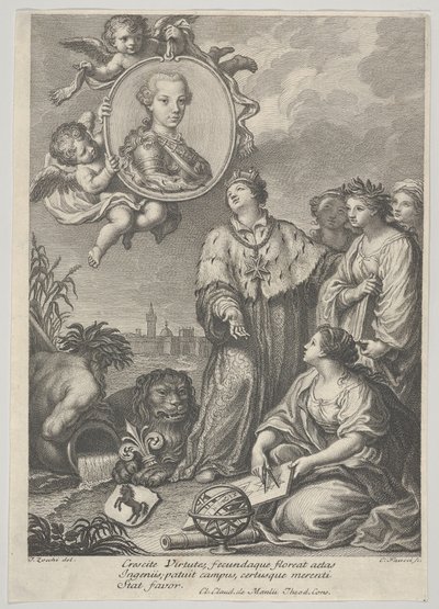 Portret van de Toekomstige Heilige Roomse Keizer Leopold II als de Aartshertog van Oostenrijk, ca. 1760-67 door Carlo Faucci