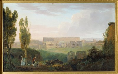 Het Colosseum gezien vanaf de Palatijn door Carlo Labruzzi