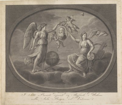 Allegorie op Galileo Galilei door Carlo Lasinio