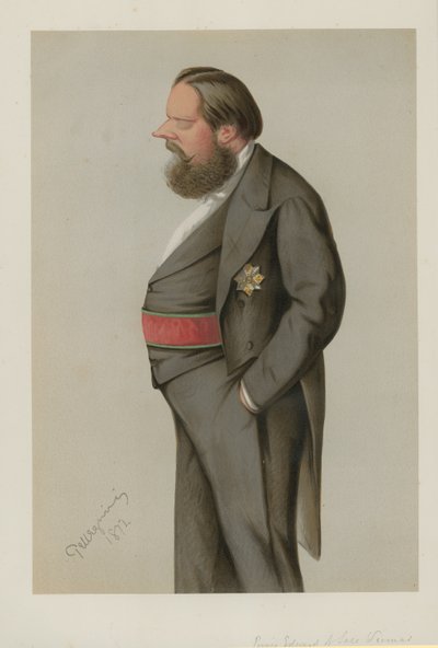 Prins Edward van Saksen-Weimar door Carlo Pellegrini