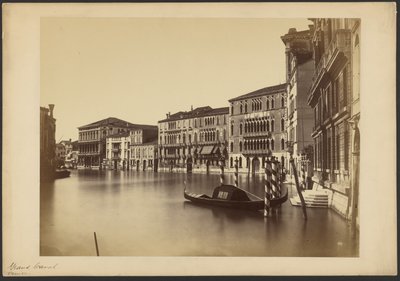 Canal Grande van Palazzo Grimani tot S. Polo door Carlo Ponti