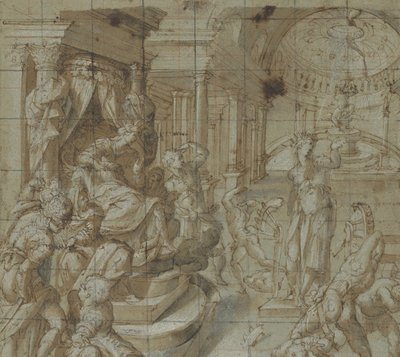 Het Martelaarschap van St. Catharina van Alexandrië, 1560-70 door Carlo Portelli