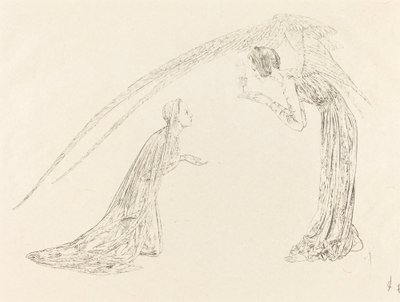 De Aankondiging door Carlos Schwabe