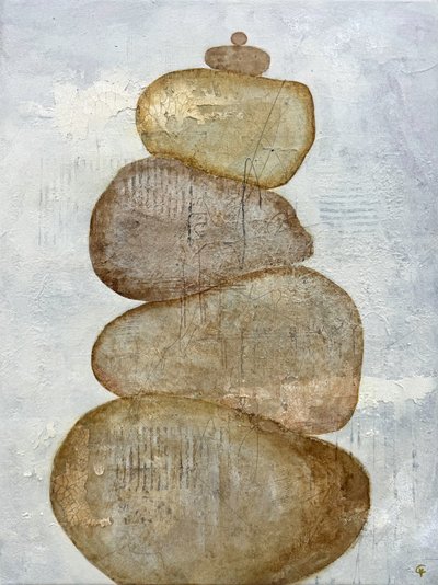 Gestapelde Zen-stenen door Carolina Gårdheim