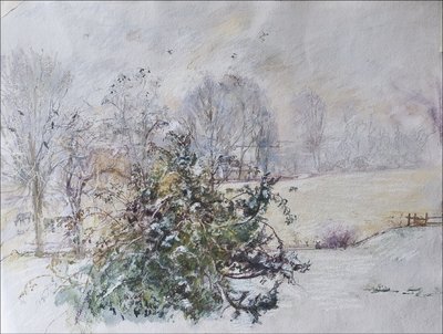 Winter vanuit ons raam, 2009 door Caroline Hervey Bathurst