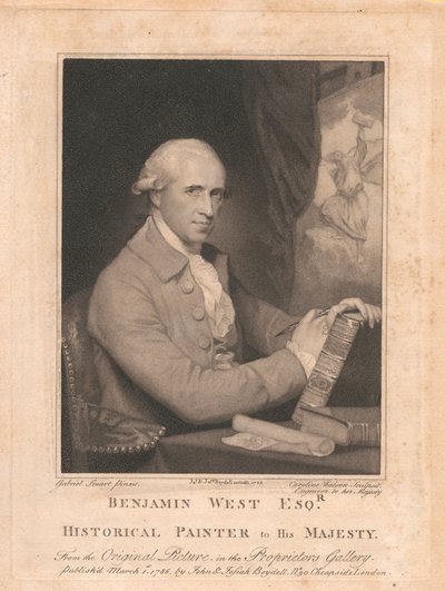 Benjamin West, Esqr., Historisch Schilder van Zijne Majesteit door Caroline Watson