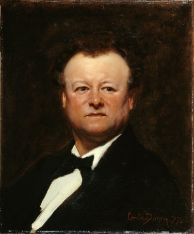 Frans: Portrait de Jean-François Berthelier (1830-1888), chanteur door Carolus Duran