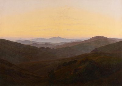 Duits: Het Reuzengebergte Reuzengebergte door Caspar David Friedrich