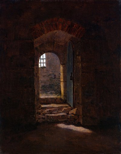 Ingangspoort van de Koninklijke School van Meissen door Caspar David Friedrich