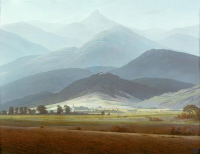Reuzengebergte landschap door Caspar David Friedrich