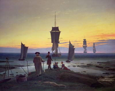 De stadia van het leven door Caspar David Friedrich