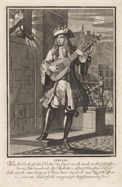 April door Caspar Luyken