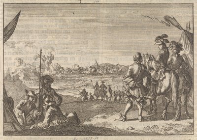 Inname van Nijmegen door de Fransen, 1672 door Caspar Luyken