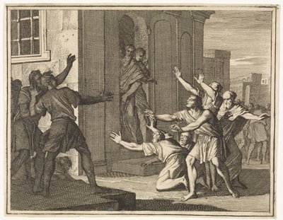 Sodomieten met blindheid geslagen door Caspar Luyken