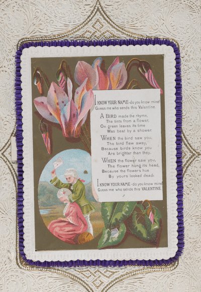 Valentijn, 1874 door Catherine Greenaway