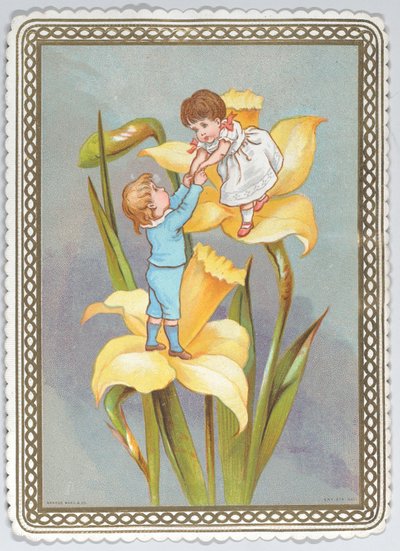 Valentijn, 1875-1880 door Catherine Greenaway