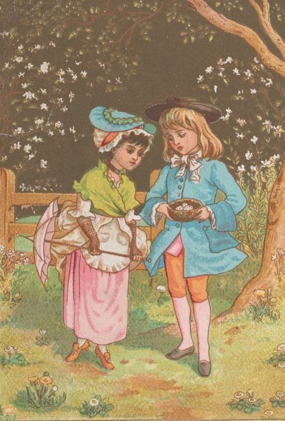 Valentine, ca. 1880 door Catherine Greenaway