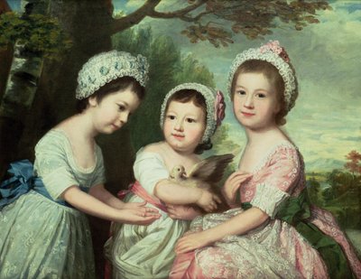 Caroline, Samuel Graeme en Catherine Marsh, c.1770s door Catherine Read