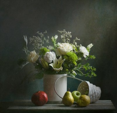 Elegant bloemstilleven door Catherine Wang
