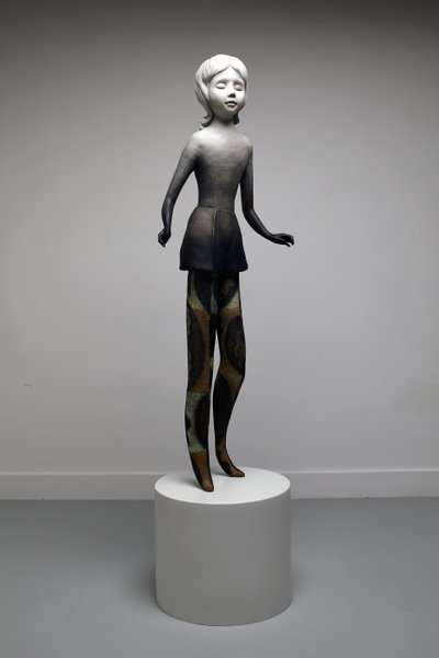 Twinkle, 2014 (olieverf op brons met bronzen voet) door Cathie Pilkington