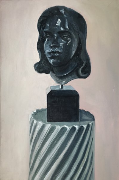 Adors, 2014-17 (olieverf op linnen) door Cathy Lomax