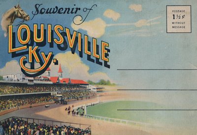 Souvenir van Louisville Ky. door Caufield and Shook
