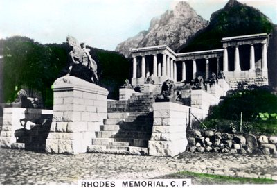 Rhodes Memorial, Devils Peak, Kaapstad, c1920s door Cavenders Ltd