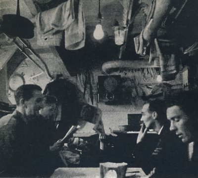 Functioneel gebruik van ruimte op het mess dek door Cecil Beaton