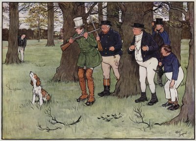 Illustratie voor The Pickwick Papers door Cecil Charles Windsor Aldin