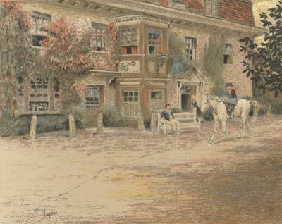 The Anchor Inn, Liphook door Cecil Charles Windsor Aldin