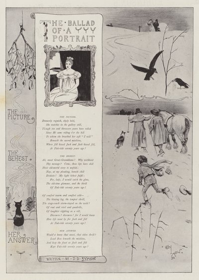 De Ballade van een Portret door Cecil Charles Windsor Aldin