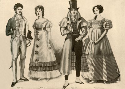 Kleding van 1824-1835 door Cecil W. Trout