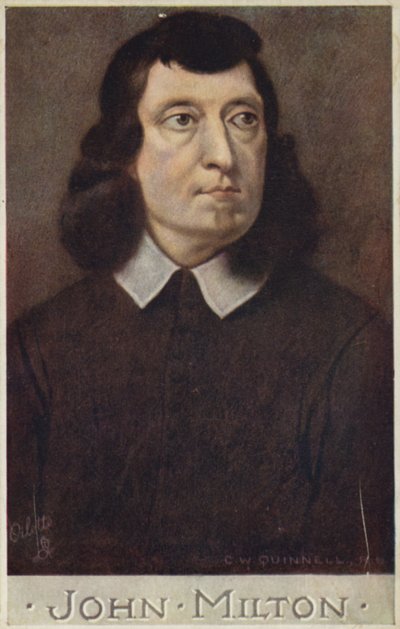John Milton (1608-1674), Engelse dichter door Cecil Watson Quinnell