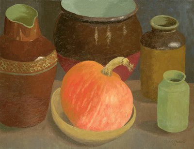 Pompoen en Potten door Cedric Morris