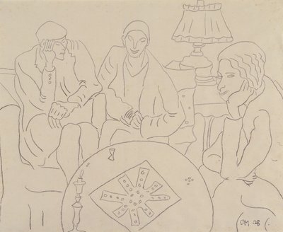 Het Ludo-spel door Cedric Morris