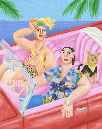 De Klasse in Palavas door Cépé