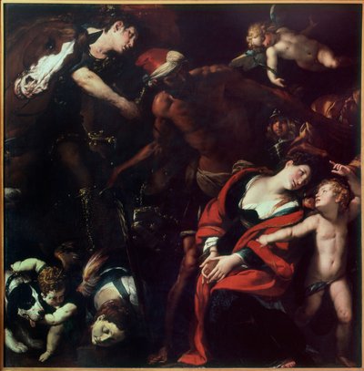 Het martelaarschap van St. Rufina en St. Secunda door Cesare Morazzone Pier Francesco and Cerano Procaccini