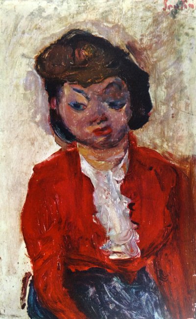 Engelse vrouw 1922, door Chaïm Soutine (1893-1943) door Chaim Soutine