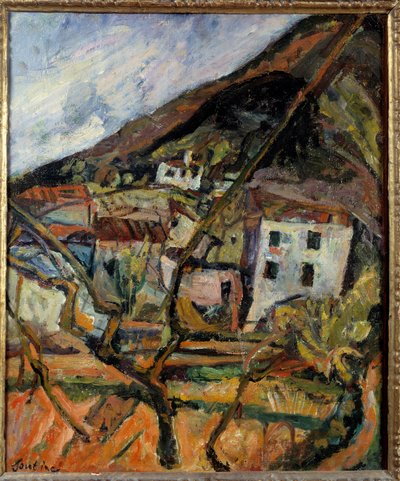 Landschap van Vence (1921) door Chaim Soutine