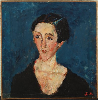 Portret van Madalaine Castaing, ca. 1928 door Chaim Soutine