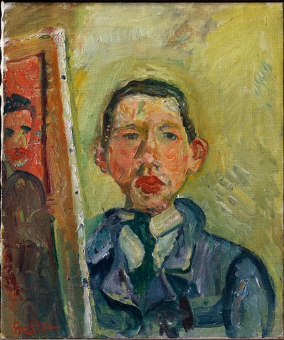 Zelfportret door Chaim Soutine