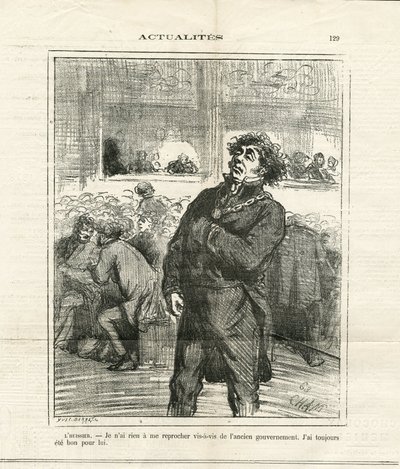 Illustratie van Cham (1819-1879) in Le Charivari door Amédée de Noé