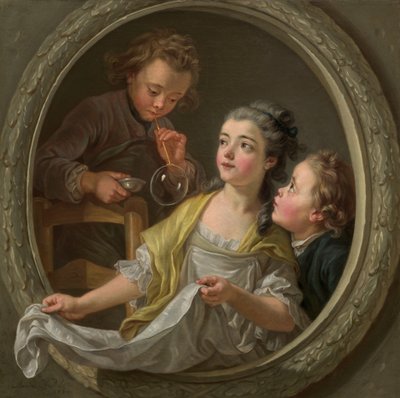 Zeepbellen door Charles-Amedee-Philippe van Loo