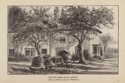 Het oude landhuis, Scrooby door Charles (after) Whymper